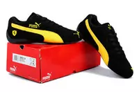 nouvelle puma zapatos x ferrari collection anti-fourrure jaune